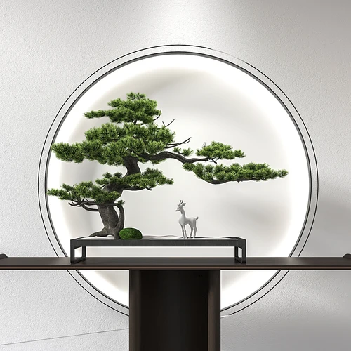 新中式松树盆栽