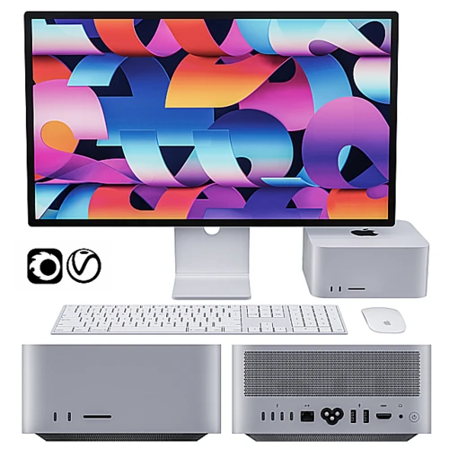 带工作室显示器的 Apple Mac Studio