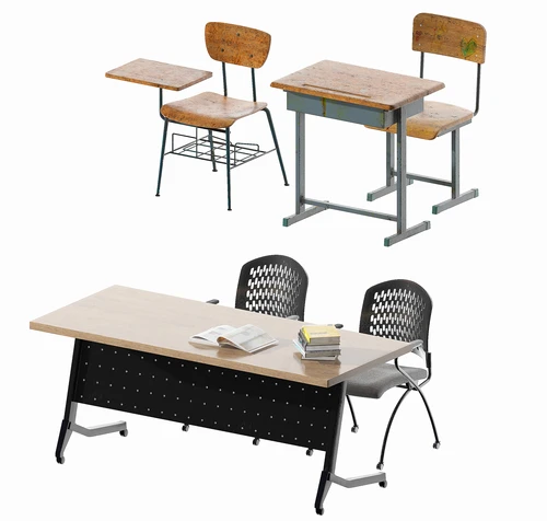 现代学生课桌椅