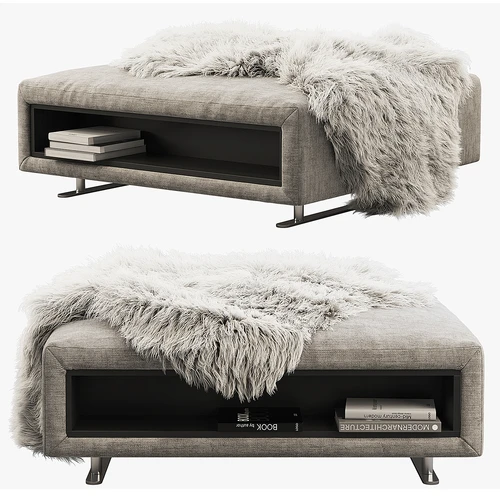 BoConcept 现代布艺沙发凳脚踏