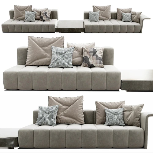 Minotti Freeman 现代布艺多人沙发