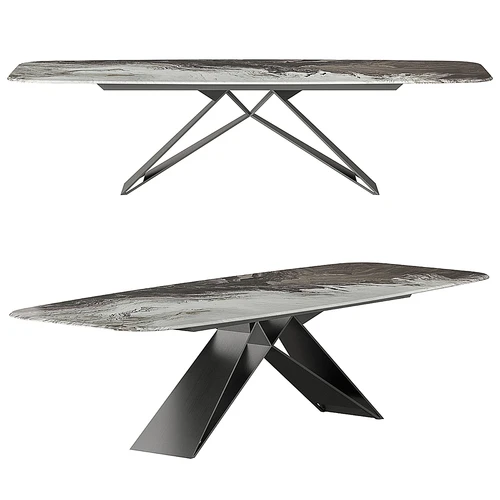 Cattelan Italia 现代轻奢大理石餐桌
