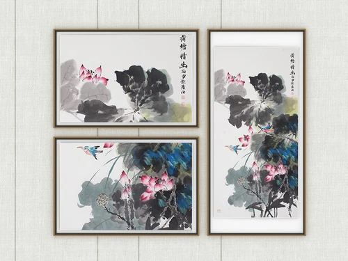 新中式装饰挂画