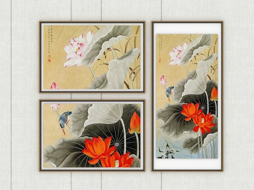 新中式装饰挂画