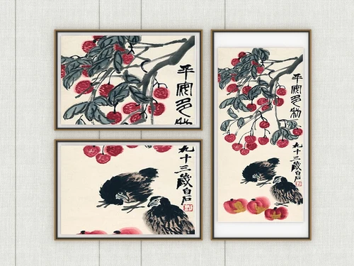 新中式装饰挂画