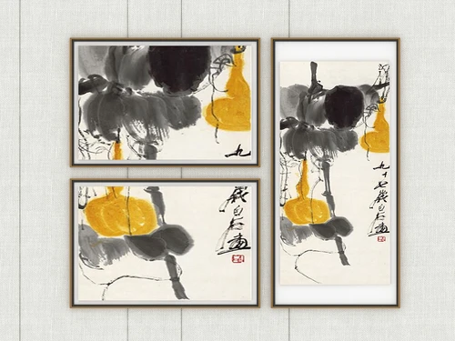 新中式装饰挂画