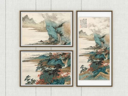新中式装饰挂画
