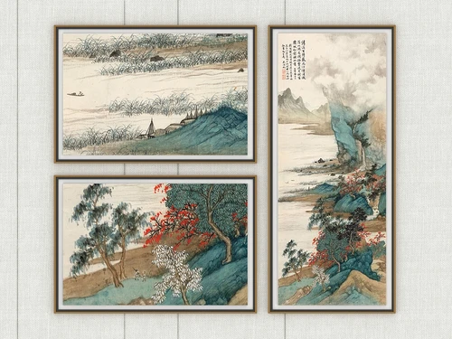 新中式装饰挂画