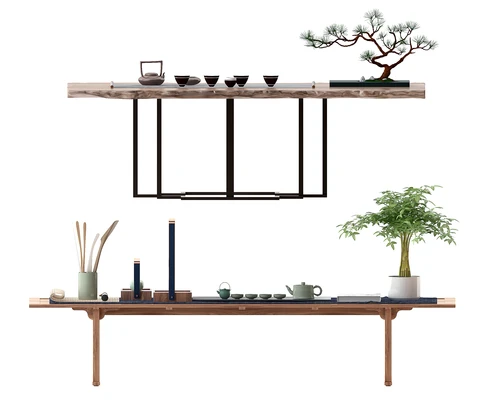 新中式实木茶桌