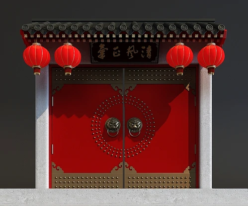 中式风格大门