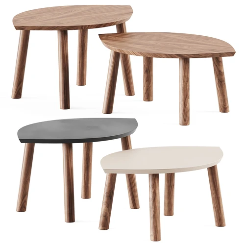 IKEA 现代实木边几组合