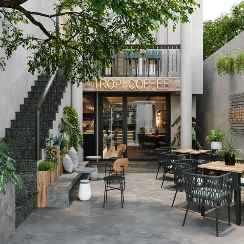 现代咖啡店