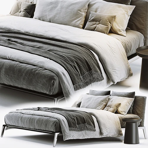 Flexform 现代双人床