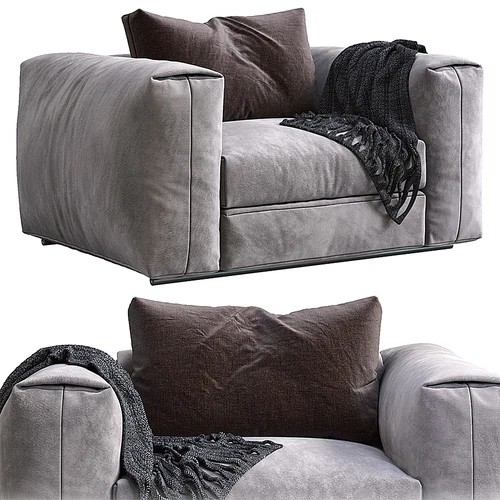 Flexform 现代单人沙发