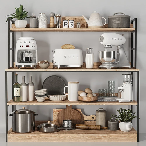 现代锅具调味品厨具