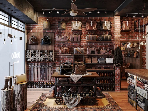 工业风店铺