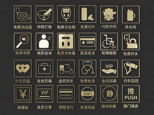 医院药店导向标识