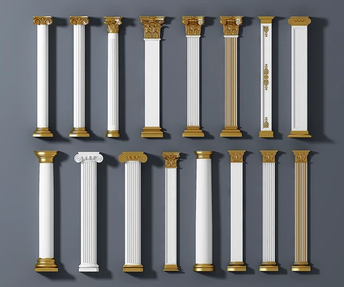 金色欧式罗马柱