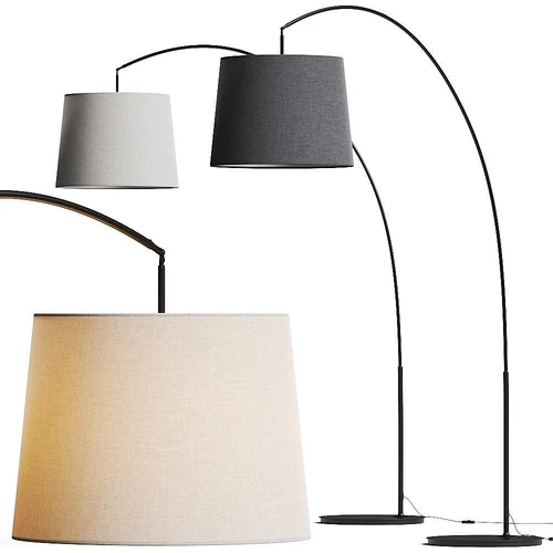 IKEA 现代布艺落地灯