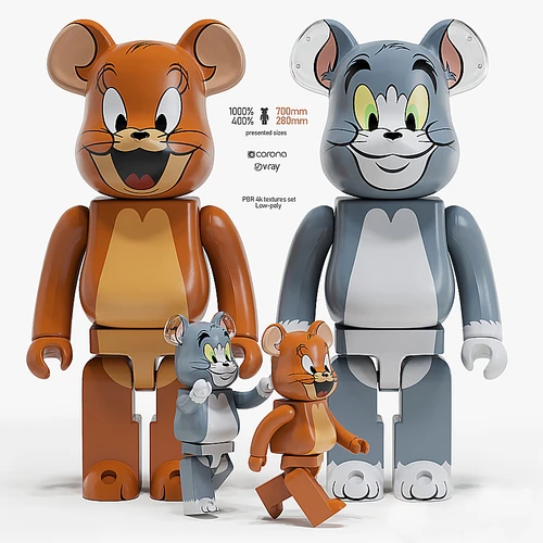 Bearbrick 汤姆和杰瑞