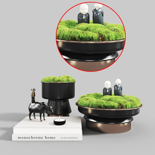 现代苔藓饰品