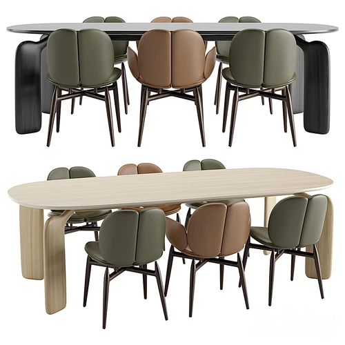 Roche Bobois – 木浆桌椅