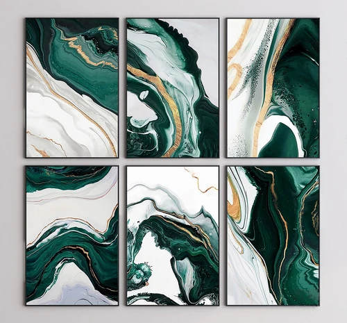 现代艺术装饰画3d模型