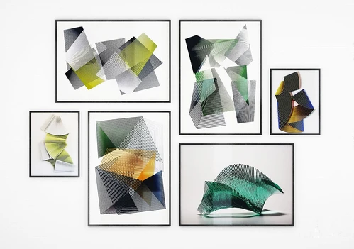 现代立体装饰画3d模型