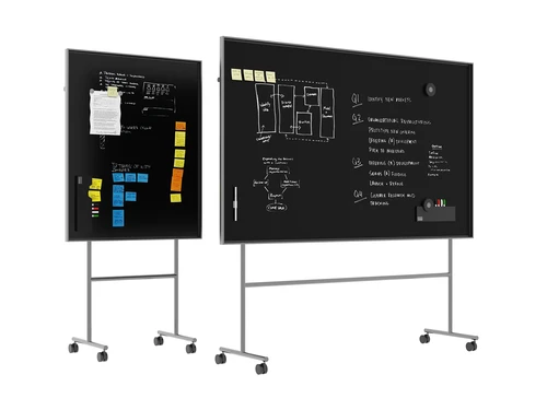 现代移动白板黑报3D模型