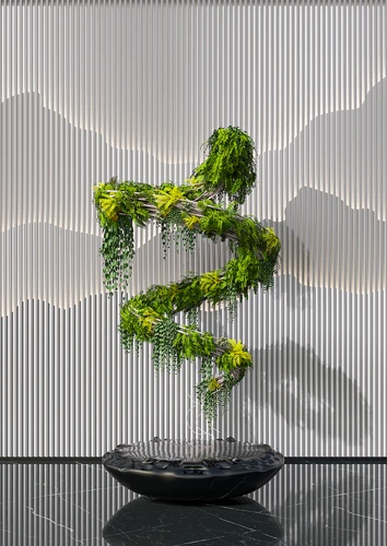 现代藤蔓雕塑摆件