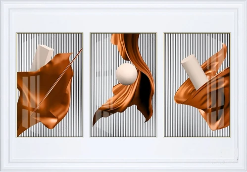 现代抽象挂画3d模型
