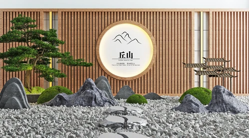 新中式景观小品