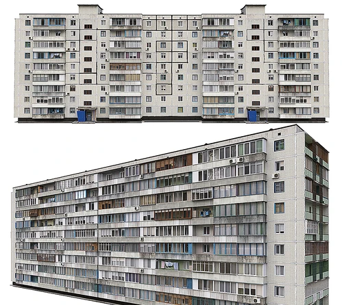 现代老式建筑出租房老房子