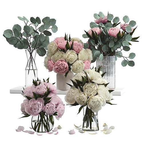 现代花瓶花艺组合