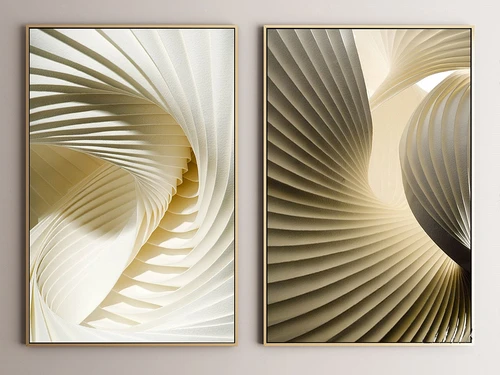 现代简约装饰画3d模型
