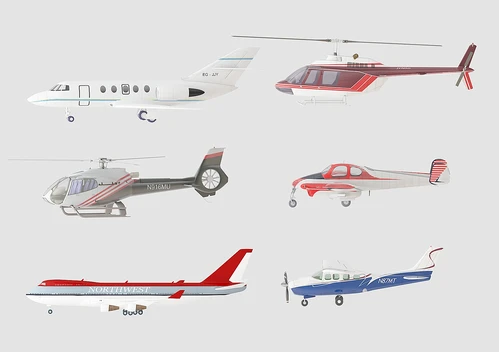 现代航空飞机