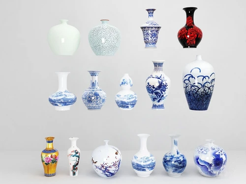 中式青花瓷器