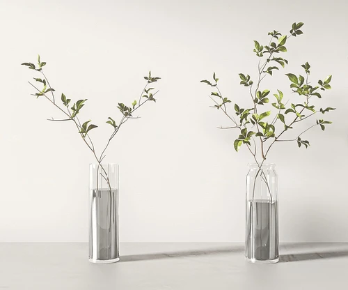 现代水生绿植花瓶