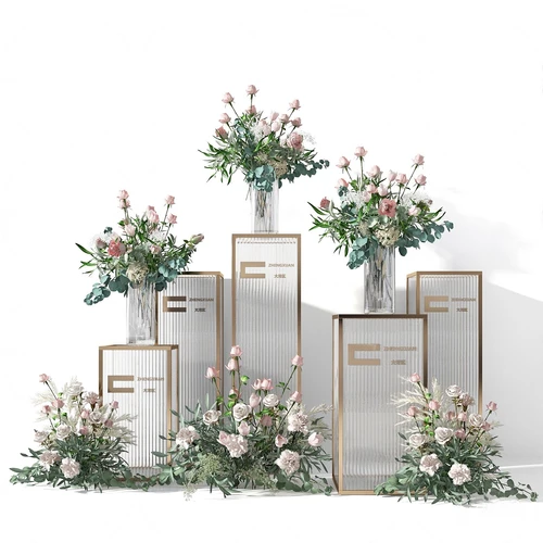 现代花瓶花卉