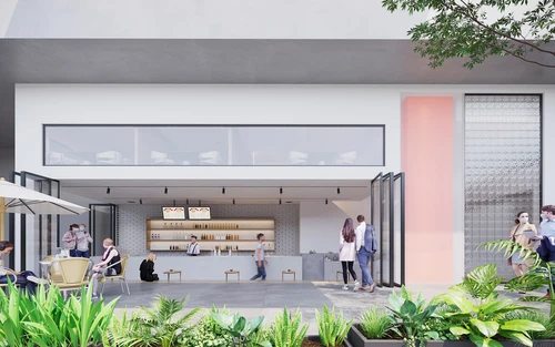 现代奶茶店