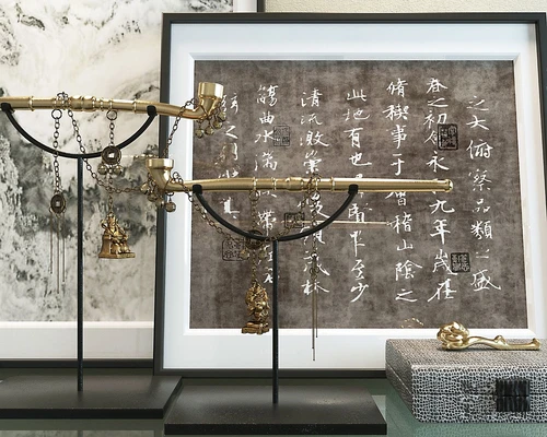 中式烟杆烟斗摆件