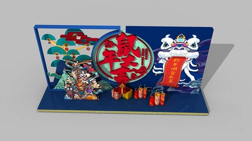 新中式新年装饰美陈