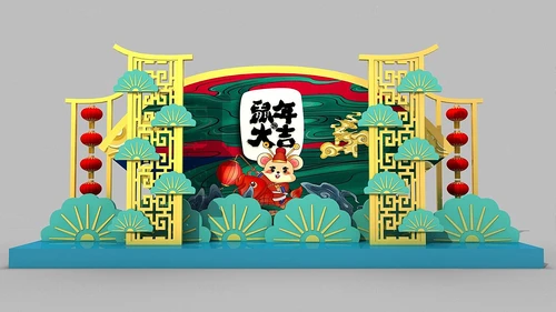 新中式新年美陈