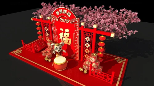 新中式新年美陈