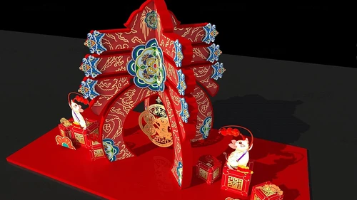 新中式新年美陈
