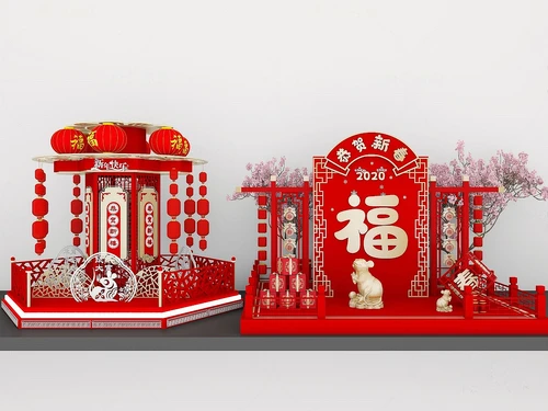 新中式新年装饰品摆件