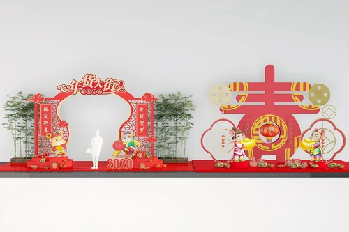新中式新年装饰摆件