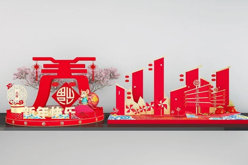 新中式新年装饰摆件
