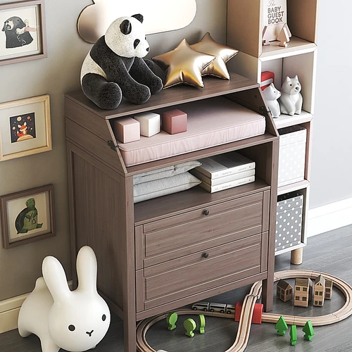 北欧儿童衣柜玩具