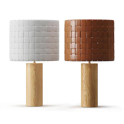 Crate&Barrel 现代编织台灯
